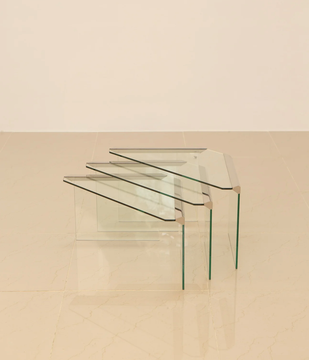 Trundle tables by Pierangelo Gallotti for Gallotti & Radice 70's