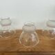 Lot 3 Tulips Antique Glass Cut Frosted Art Deco Lamps Lu