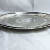 Antique silver-plated metal tray, Cunard Company, England, early 20th century
