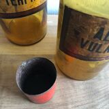 Old pharmacy bottle/jar "Alcohol Vulnerar" brown glass