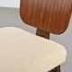 Bouclette fabric chair by André Sornay, circa 1955