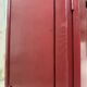 Red lacquered enfilade 1970 160cm