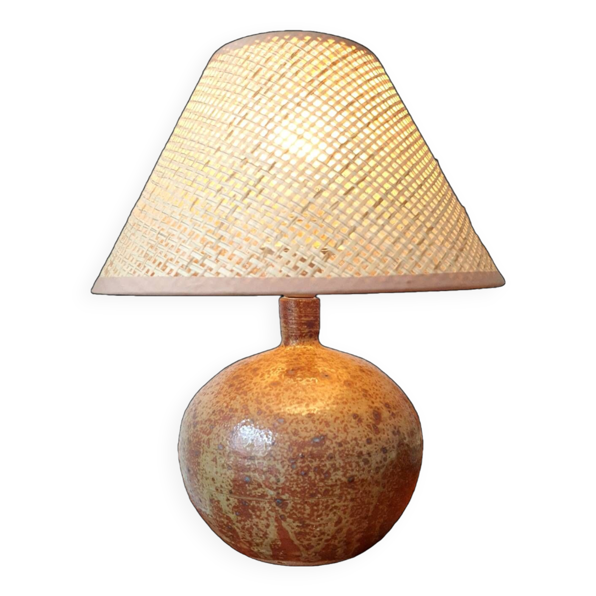 Baudat vintage sandstone lamp