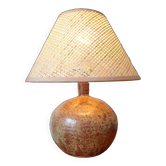 Lampe en grès vintage Baudat