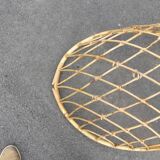 Berceau en rotin ancien vintage