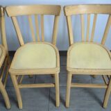 Lot de 4 chaises bistro Luterma vintage