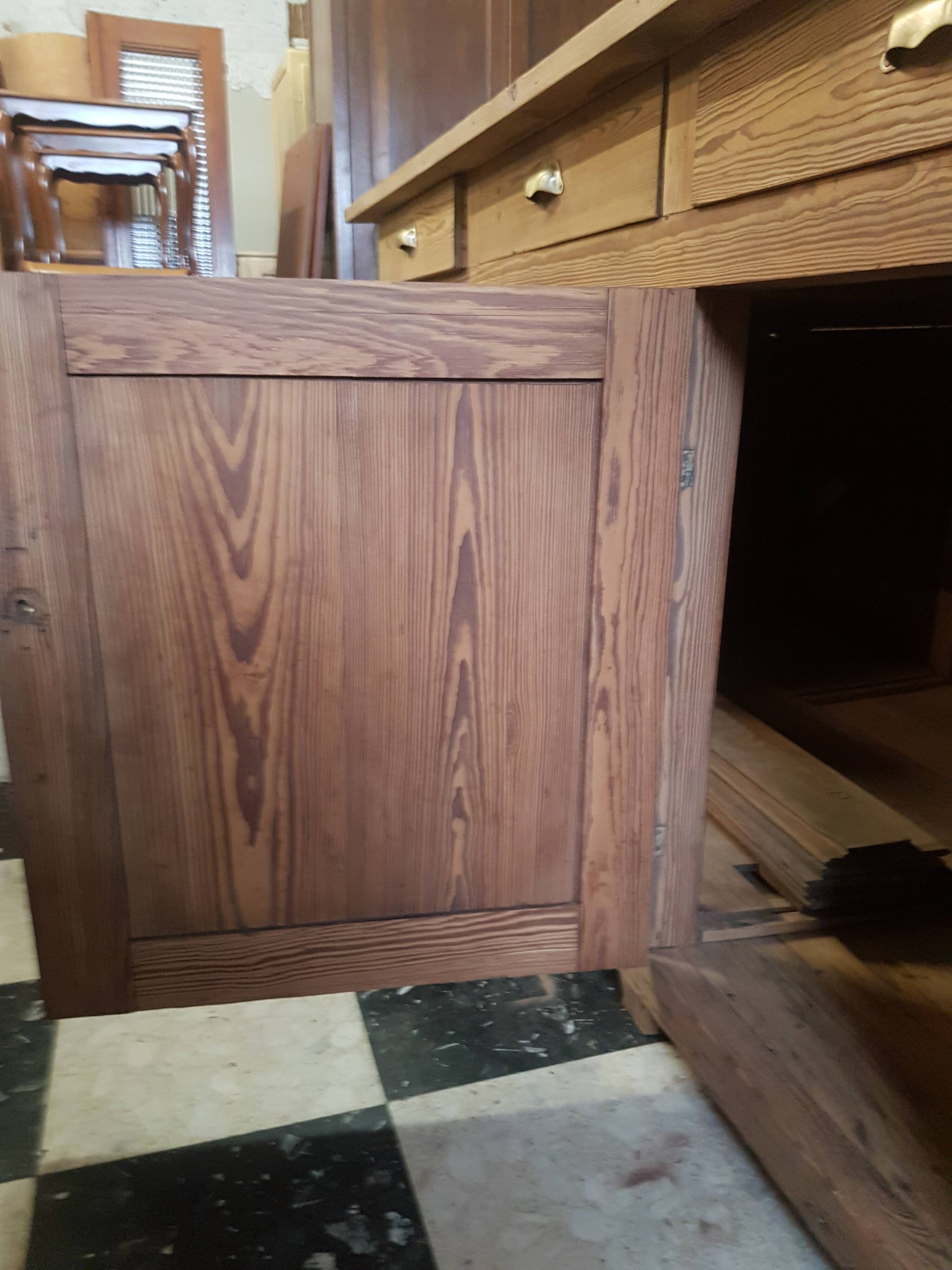 Former furniture ilot comptoir de métier double-sided