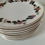Sarreguemines DV France dessert plates Jeannette model