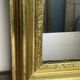 Superb antique gilded mirror in gold leaf – 82×57cm – late 19th century.