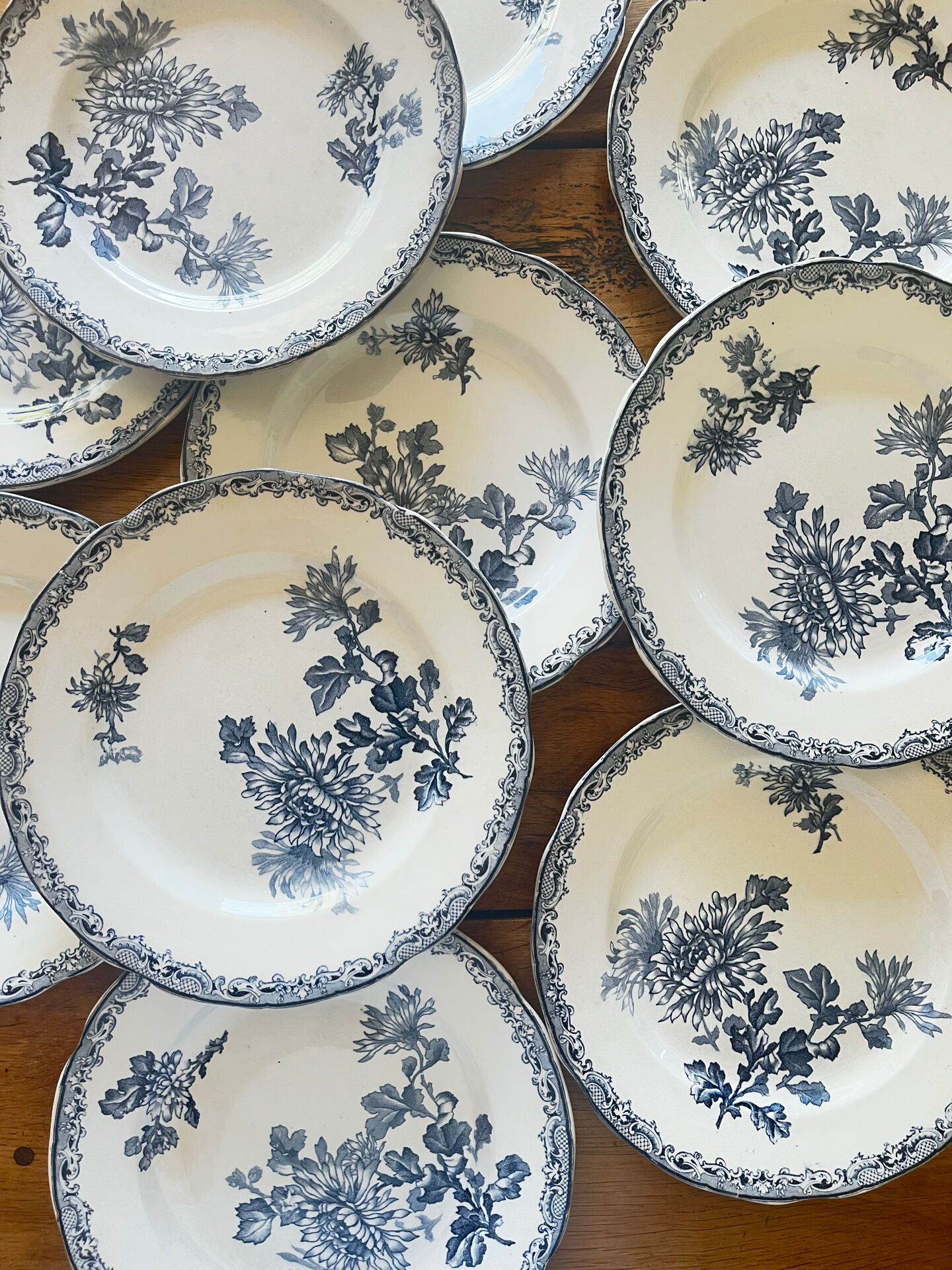 10 ironstone plates