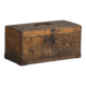 Small antique chest with a metal frame (c.1900) #3