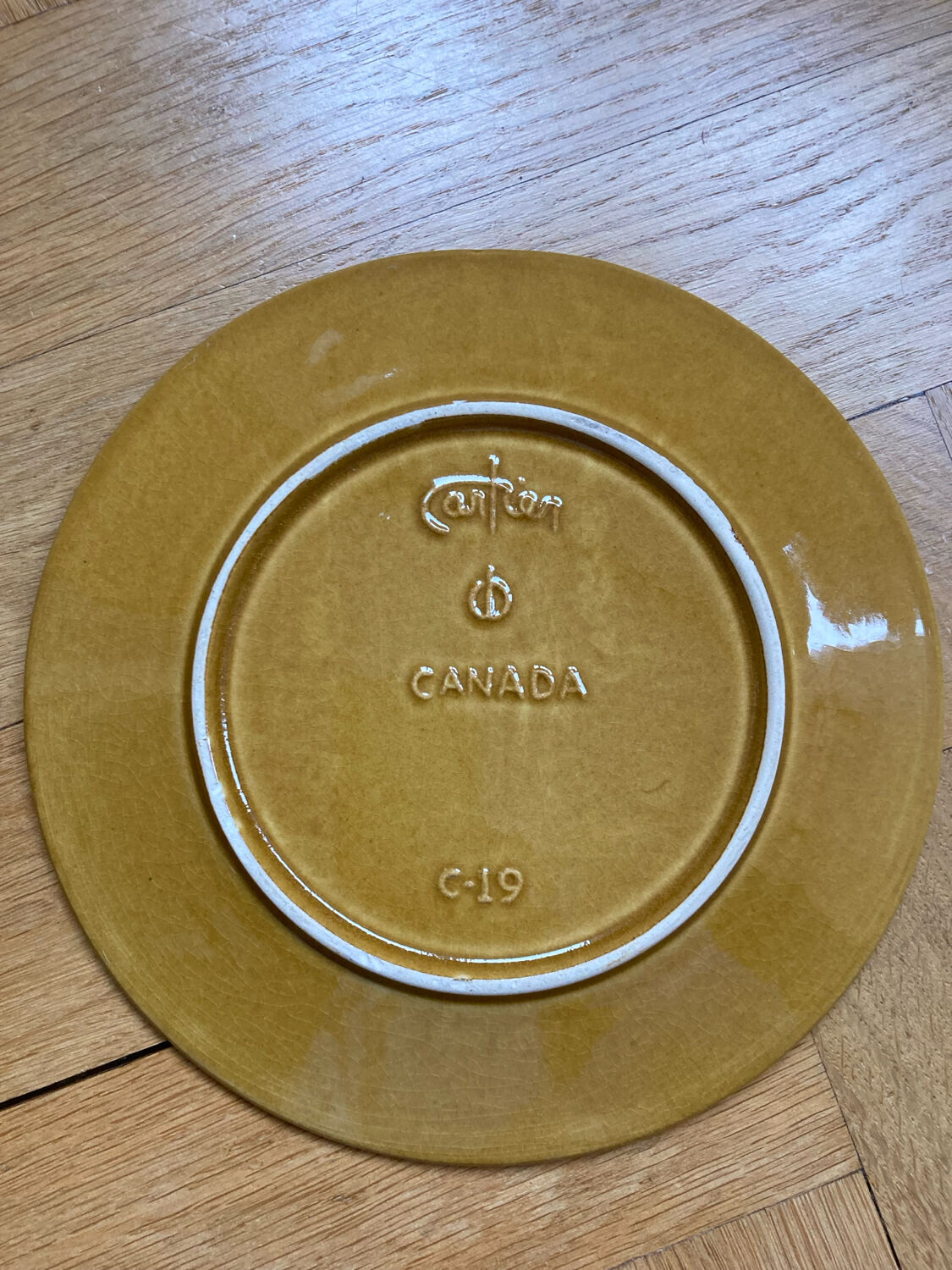 Ceramic butter dish from Beauce by Jean Cartier