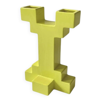 Memphis style ceramic vase Atzeco by Florio Keramia 1990s