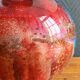 Lamp "Laque Line" Jean-Noël Bouillet (JNB) - Painted Glass Globe Signed