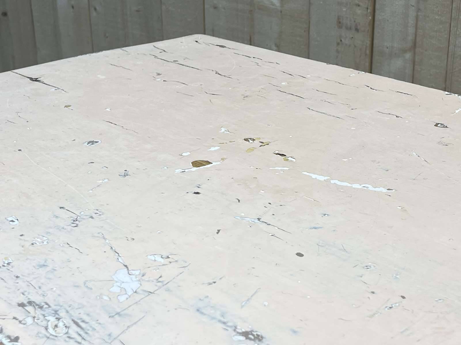 Beech desk table from the 1950s