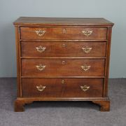 English oak chest of drawers late eighteenth century