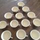 Ensemble de 13 tasses à thé Sarreguemines Obernai