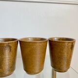 Set of 4 sandstone cups