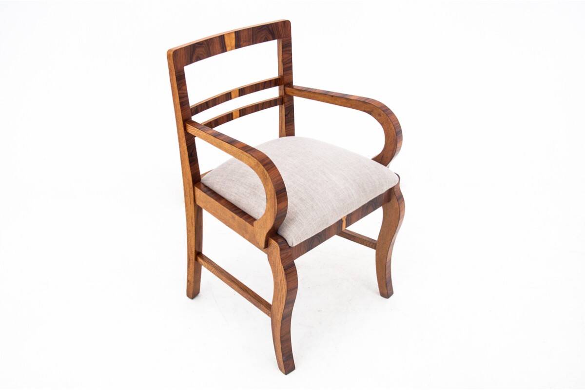 Fauteuils Art Déco, Pologne, années 1930. Après rénovation.