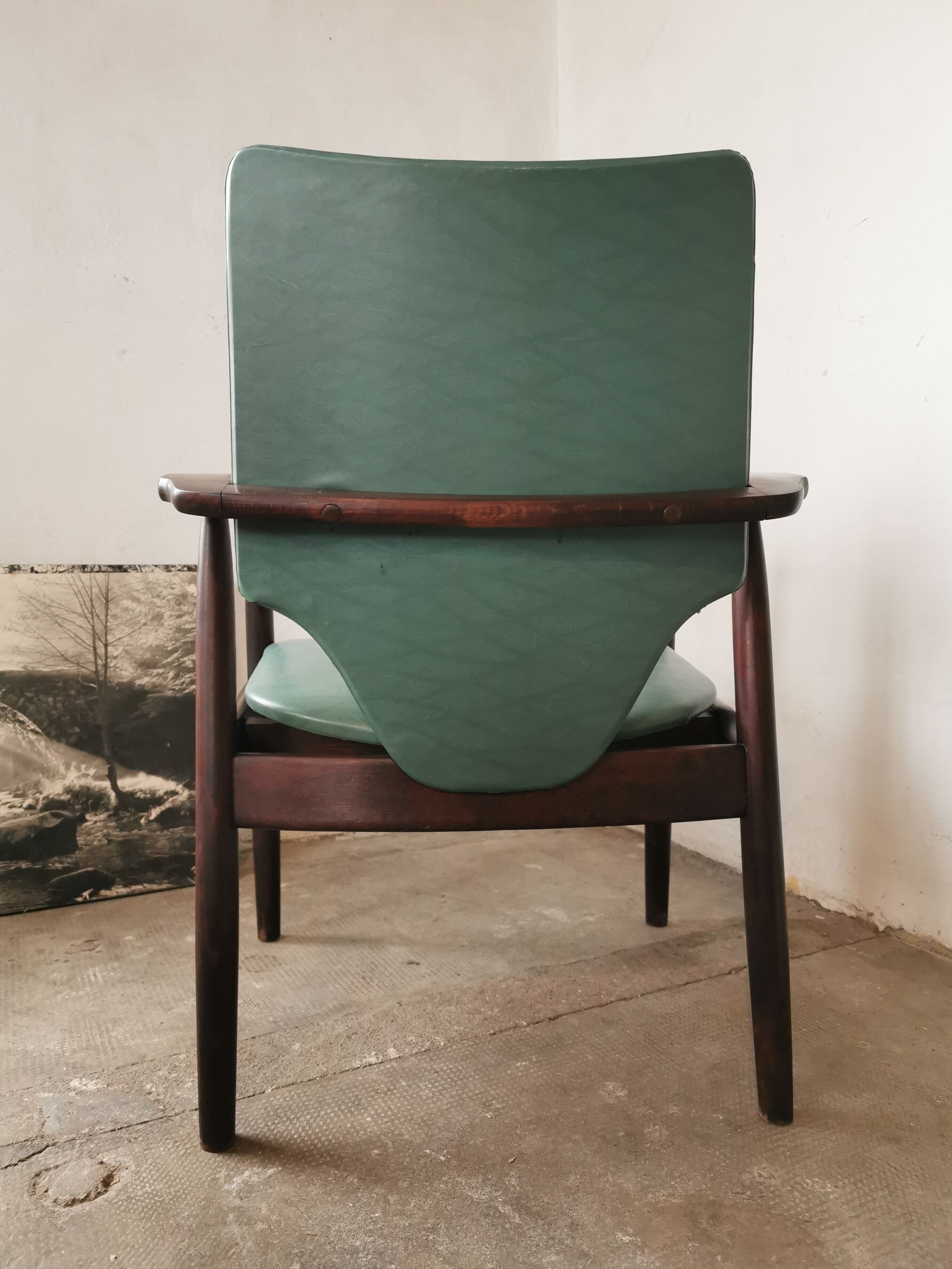 Fauteuil style scandinave 1970