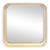 Square Italian mirror in resin