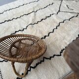 Berber carpet blessed graphic ouarain, 235x180 cm