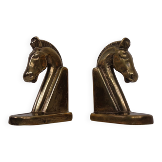 Brass Horse Bookends, 1960s, Set of 2