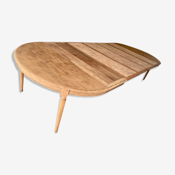 Oval sanded farmhouse table 357 cm