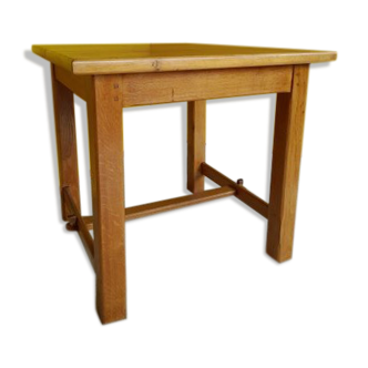 Small farmhouse table in old oak