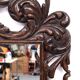 Impressive Monumental 18 Century Antique Cherub Oak mirror Holland