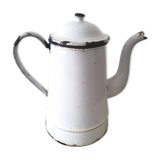 Old coffee maker made of enamelled sheet metal