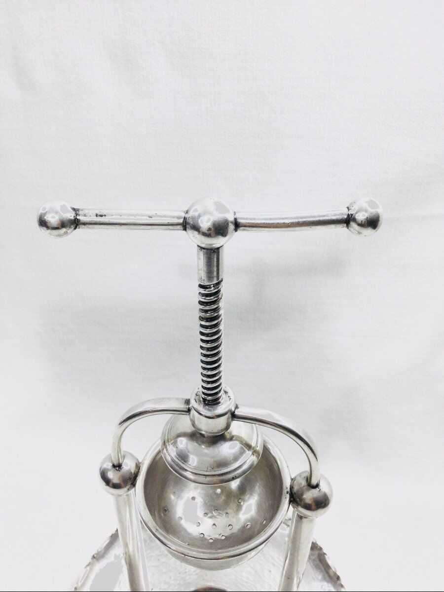 Silver Metal Citrus Press