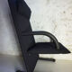Vintage Black Canvas Highback T-Line Armchair by Burkhard Vogtherr by Arflex, 1984