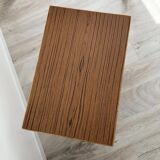 Table d'appoint en rotin vintage