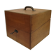 Vintage wooden filing box