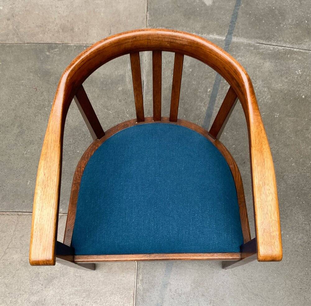 Art Deco hamburger office chair, 1930s