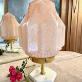 Art deco skyscraper table lamp