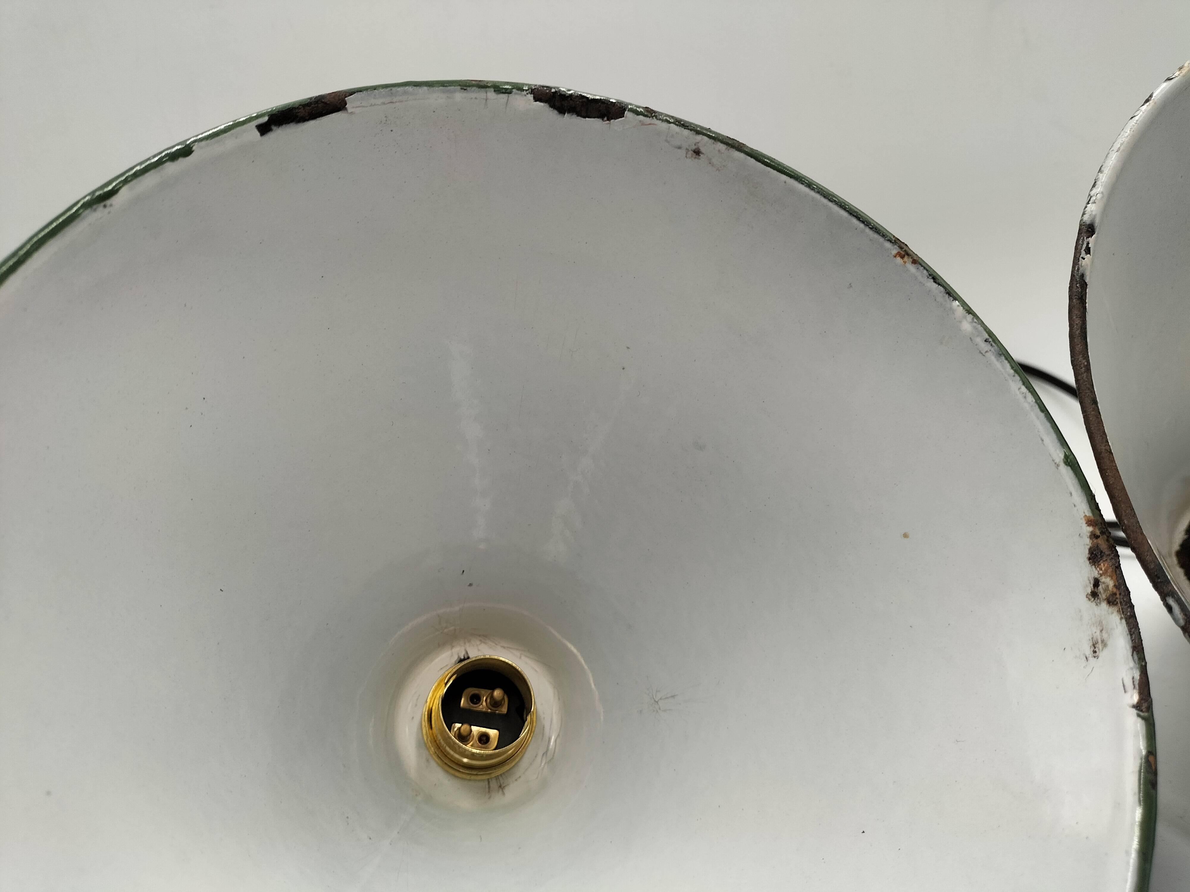 Enamelled sheet metal cone suspensions