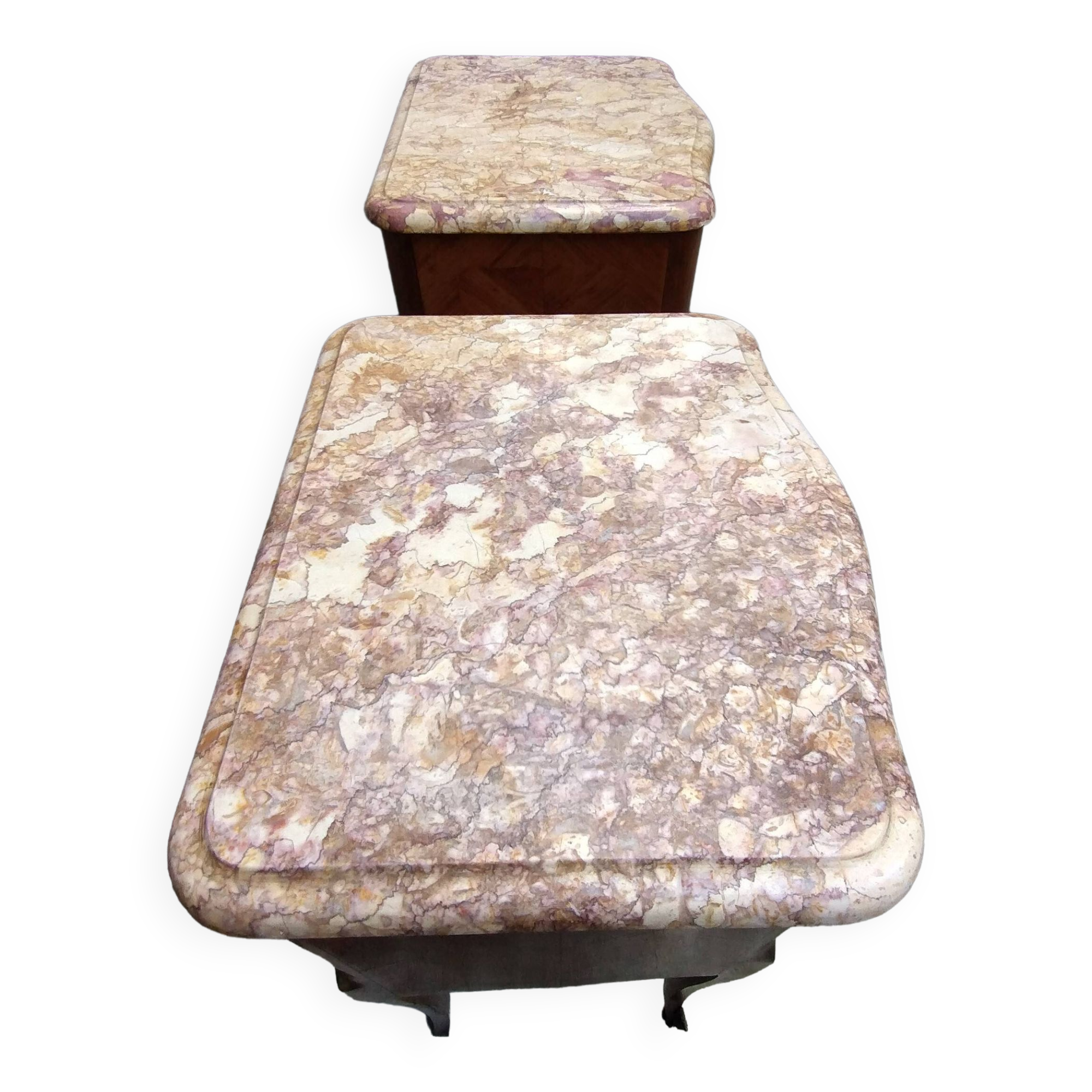 Pair of Louis XV style bedside tables