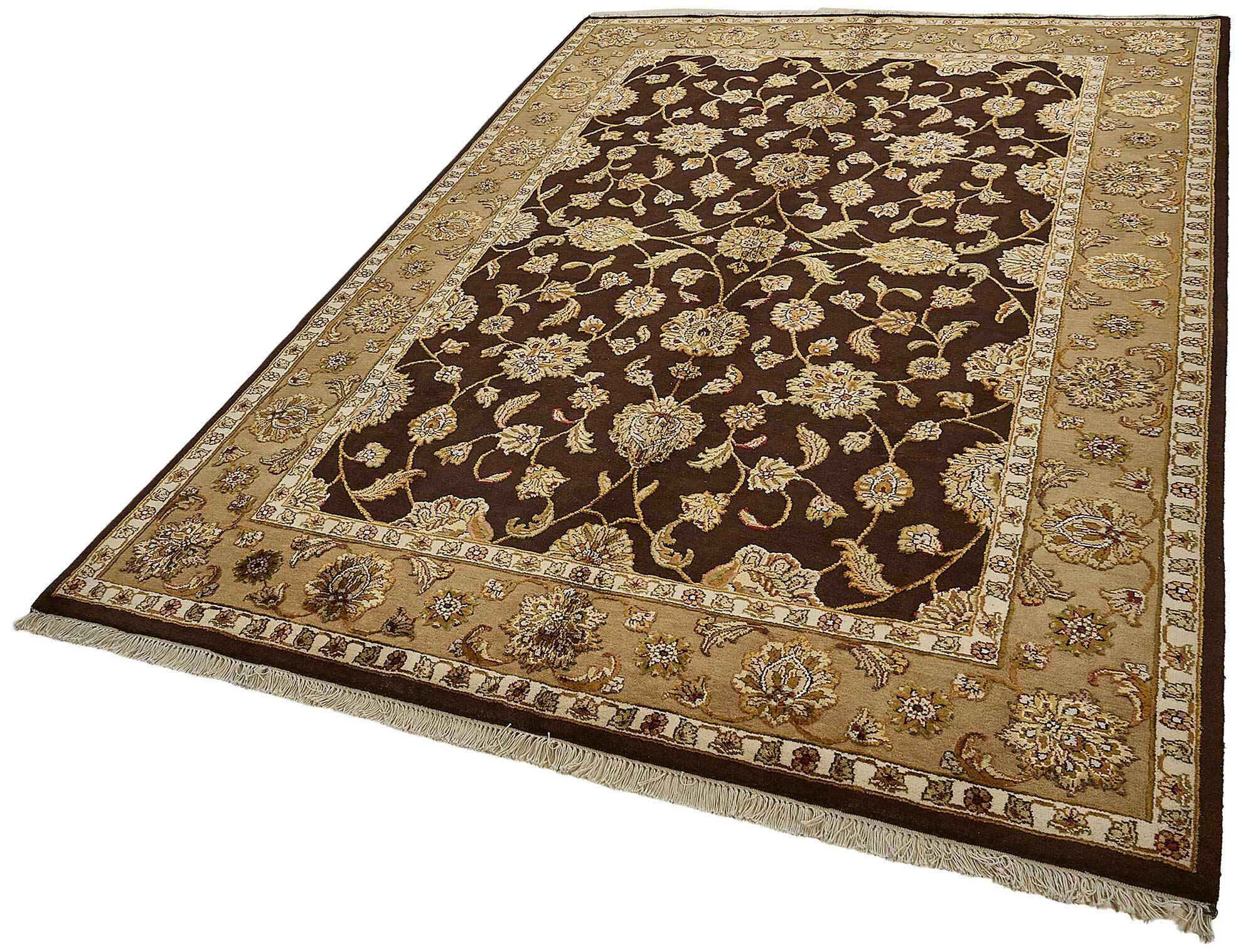 Turkish Handknotted Wool Oushak Rug 178 cm x 277 cm