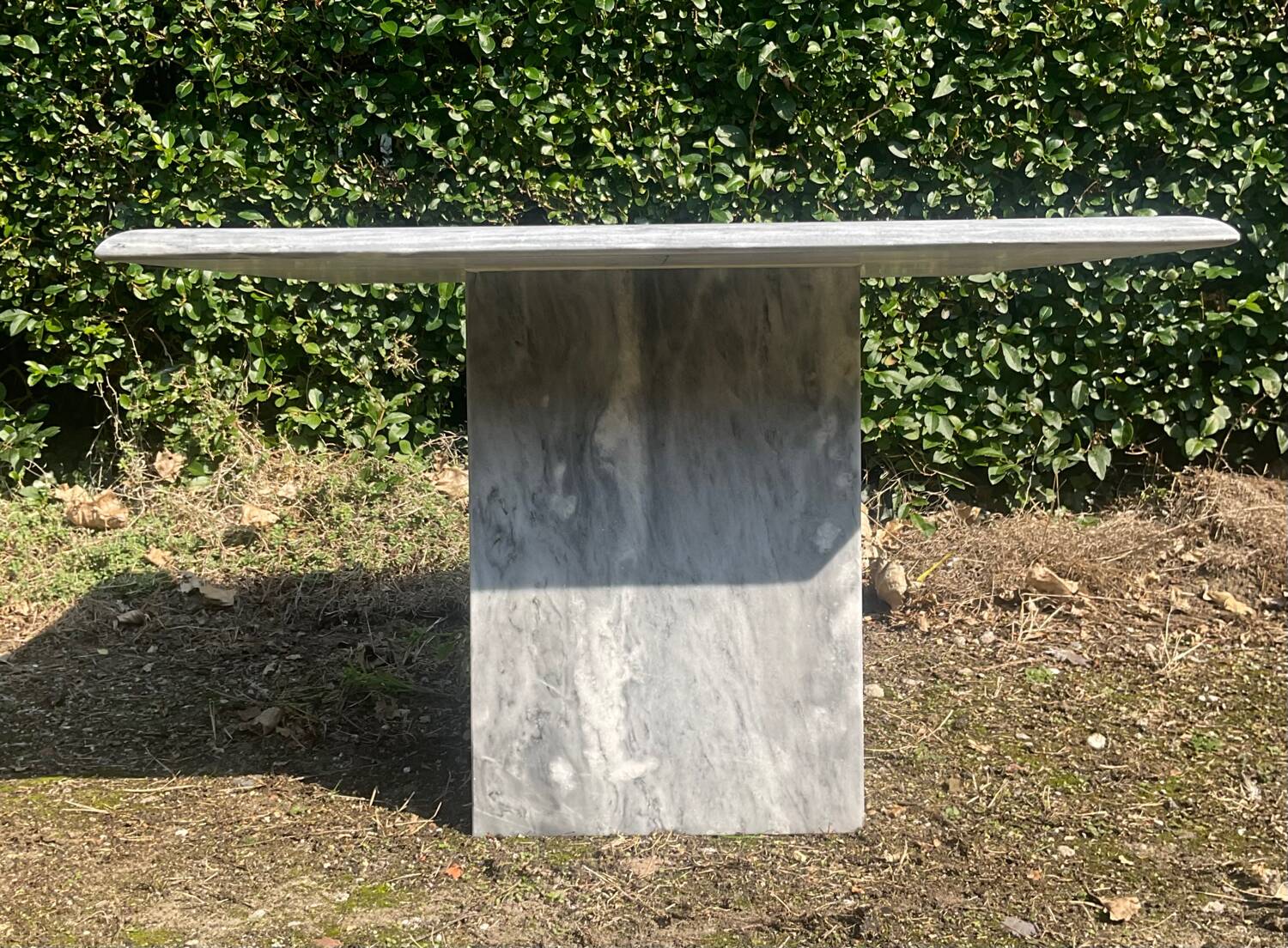 70s marble coffee table