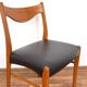 Mid-Century Danish Teak and Leather Dining Chairs by Arne Wahl Iversen for Glyngøre Stolefabrik, 196