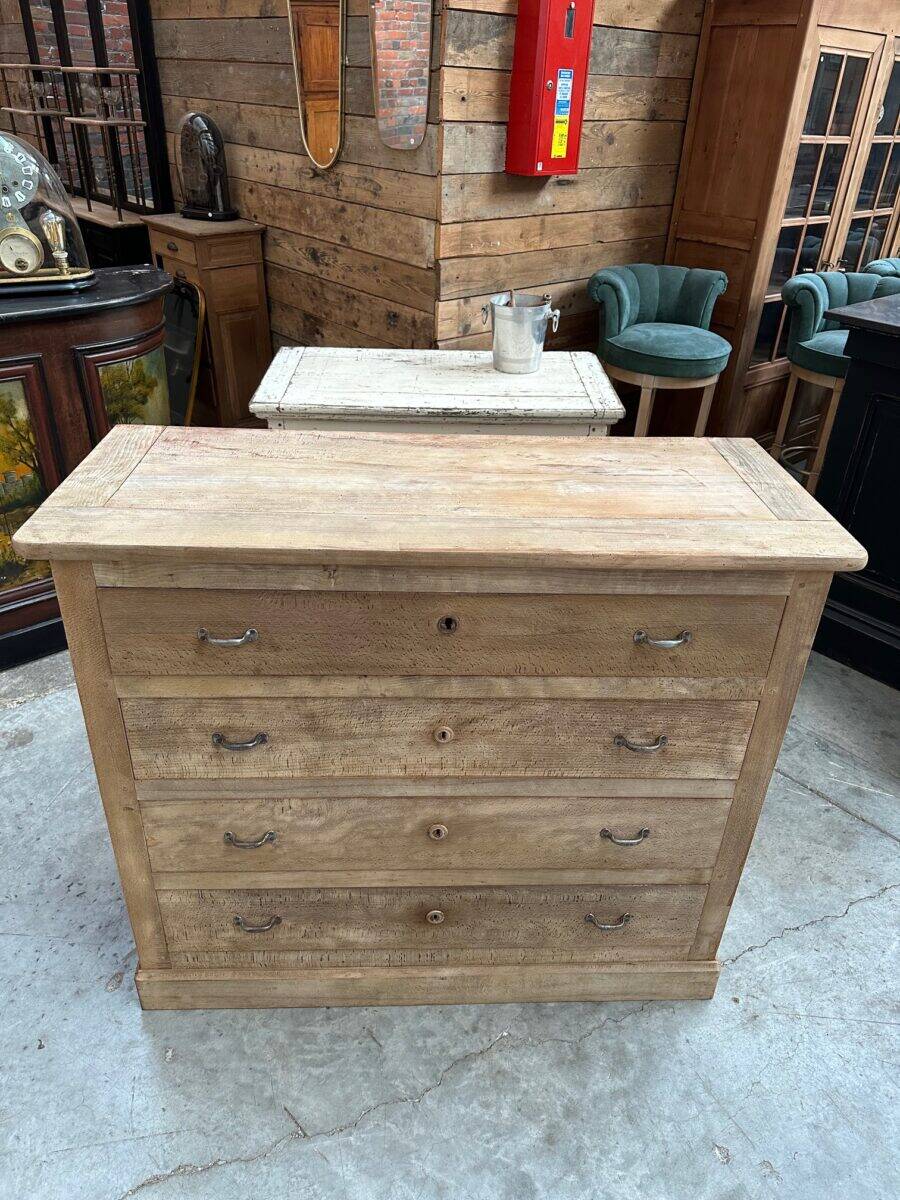 Beech commode, late 19th century