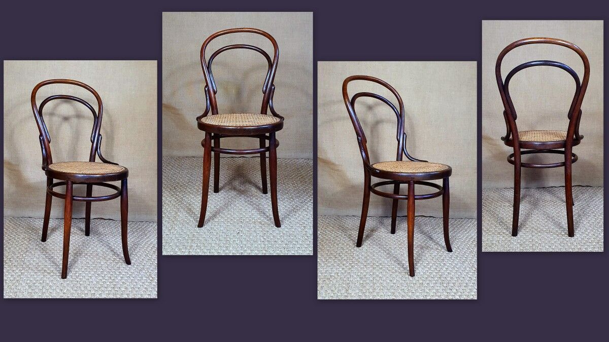Bistro chair No.14 at the beginning of the 20th century