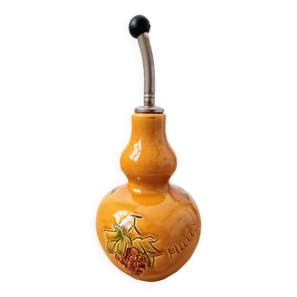 Vallauris ceramic oil bottle