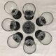 Set of 8 Luminarc stemmed glasses