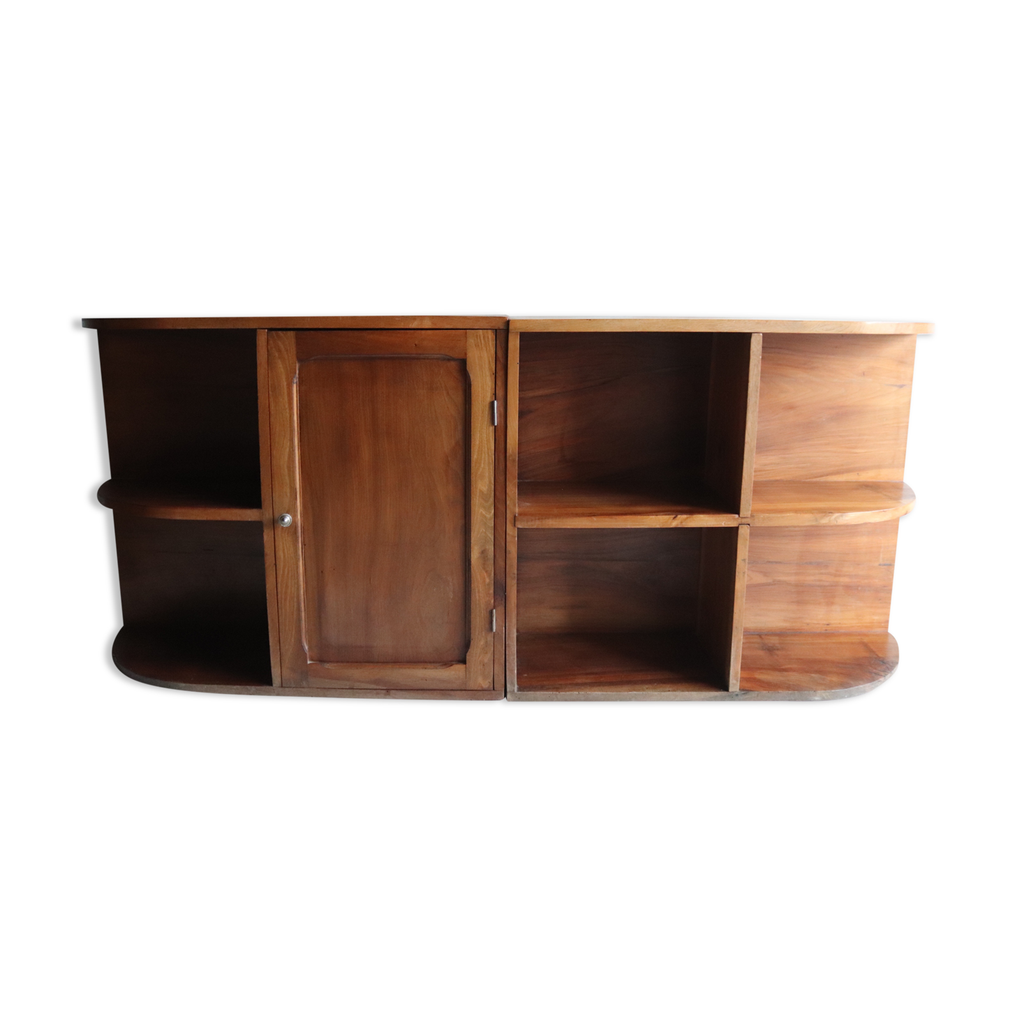 Art deco library in solid wood