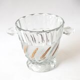Ice bucket vase ears of wheat
