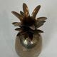 Pineapple ice bucket in brass and steel