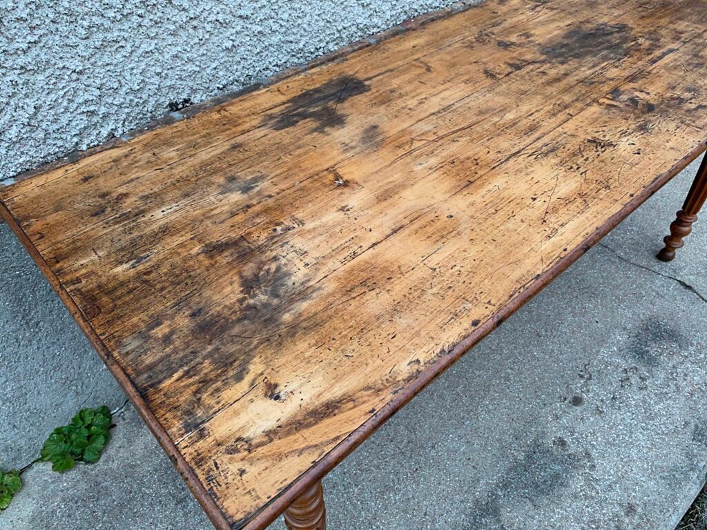Old farm table wooden